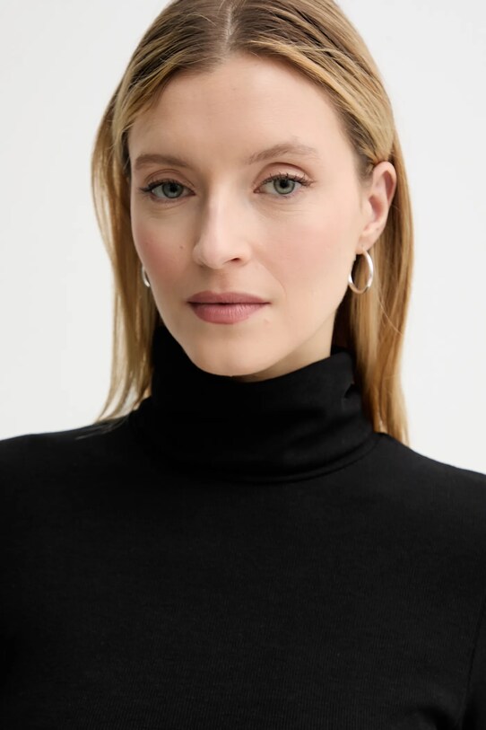 Tričko s dlouhým rukávem Marc O'Polo černá M10221152521