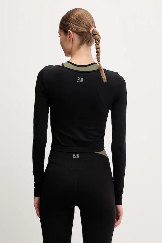 Odzież P.E Nation longsleeve treningowy Sutton 252L048 czarny