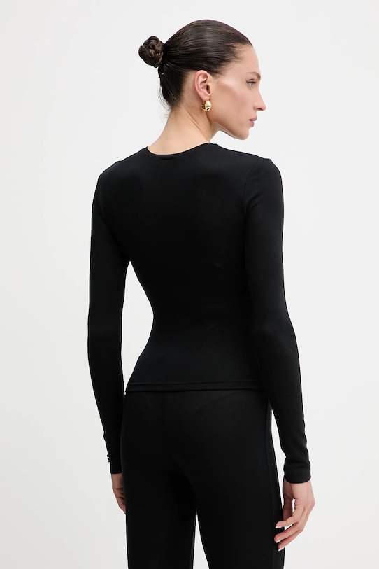 Odjeća Majica dugih rukava La Mania GIN.LONGSLEEVE crna