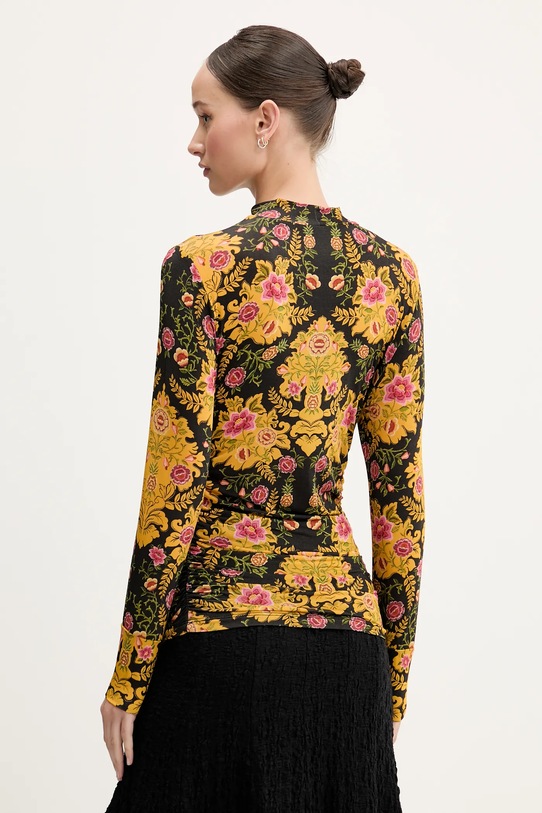 Дрехи Блуза с дълги ръкави Farm Rio 329194 жълт