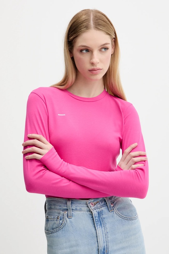 Pangaia longsleeve shirt Cotton-Stretch Long-Sleeved Top regular pink 10002429
