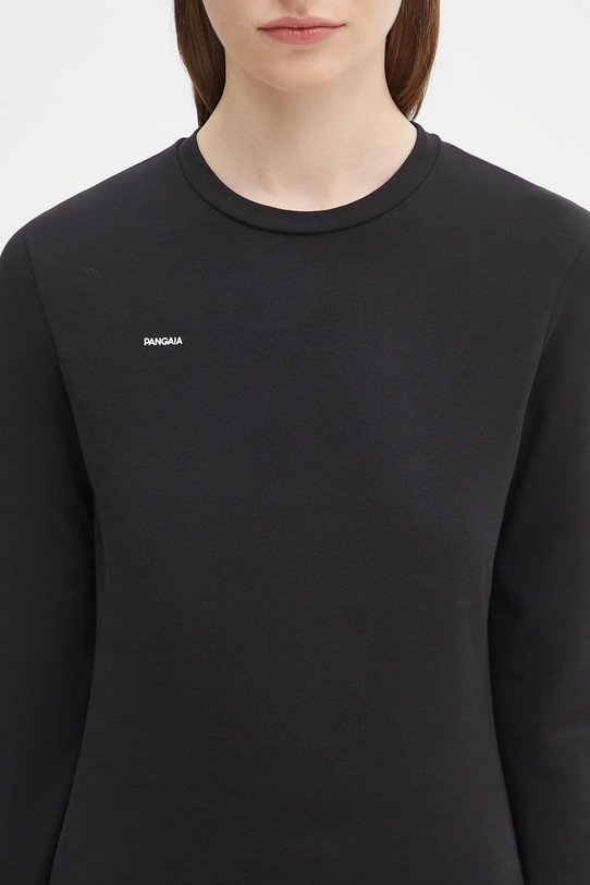 Tričko s dlhým rukávom Pangaia Cotton-Stretch Long-Sleeved Top čierna 10002429
