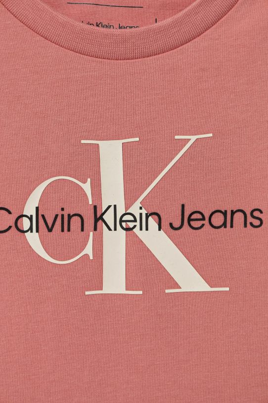 Djevojčice Dječja majica dugih rukava Calvin Klein Jeans IN0IN00005.G.PPYA roza