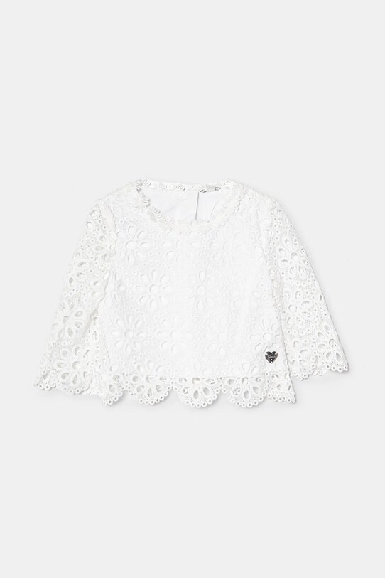 Dětská halenka Guess J5RH04.WGWR0.PPYA bílá SS25