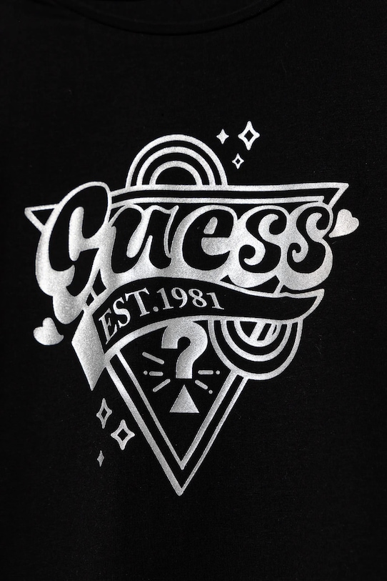 Девочка Детский лонгслив Guess J5RI03.K6YW4.PPYA чёрный