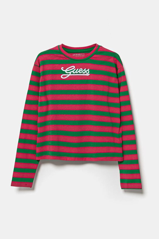 Детский лонгслив Guess J5RI08.K9NE4.PPYA зелёный SS25