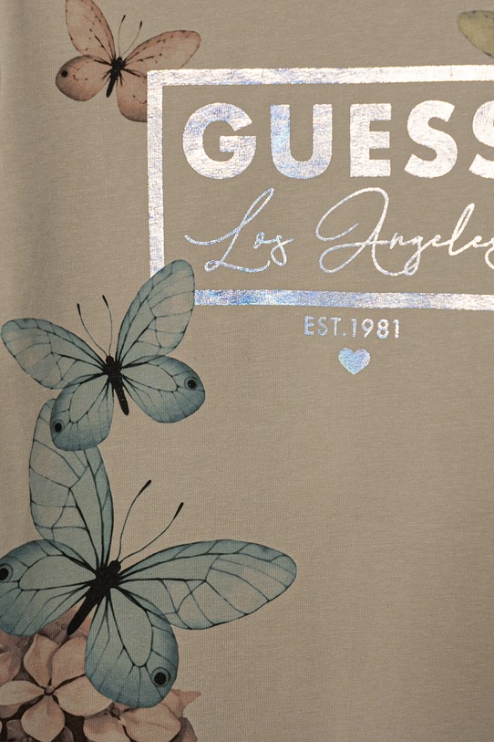 Dievča Detské tričko s dlhým rukávom Guess J5RI34.K6YW4.PPYA sivá