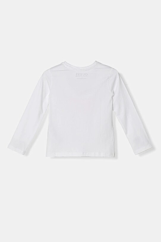 Дівчинка Дитячий лонгслів Guess K5RI01.K6YW4.PPYA білий
