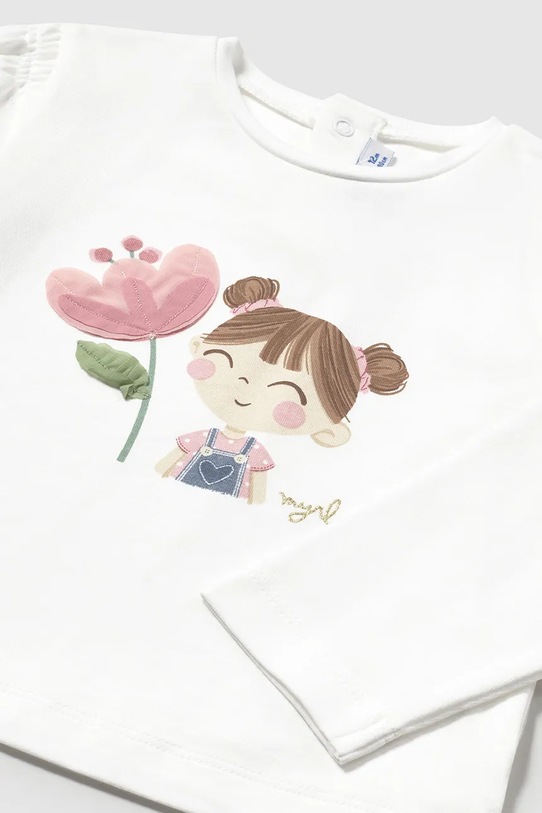 Deklice Otroška dolga majica Mayoral 1050.4G.Baby.PPYA roza