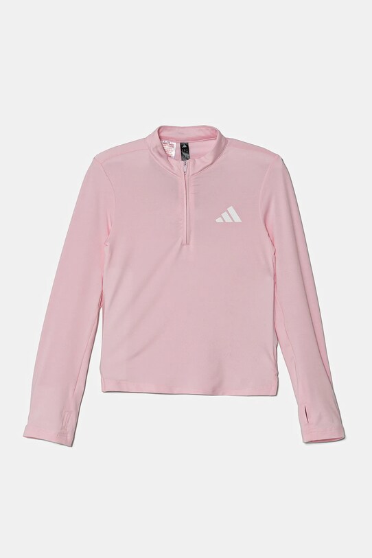 Дитячий лонгслів adidas JM2313 рожевий SS25