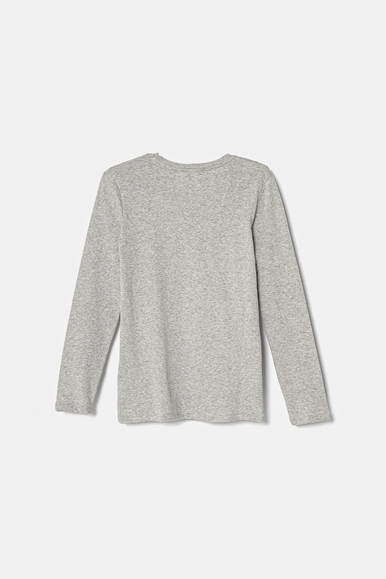 Dječja pamučna majica dugih rukava United Colors of Benetton 3I9WC10MY.G.Seasonal siva SS25