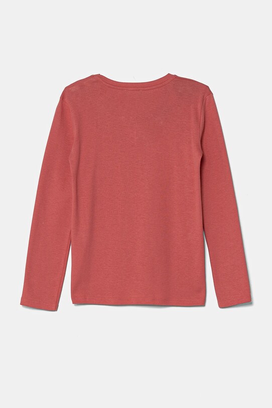 United Colors of Benetton longsleeve din bumbac pentru copii 3I9WC10MY.G.Seasonal roz SS25