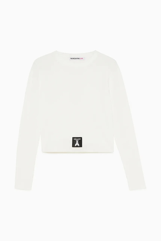 Patrizia Pepe longsleeve dziecięcy W146 pozostałe biały 7K0052