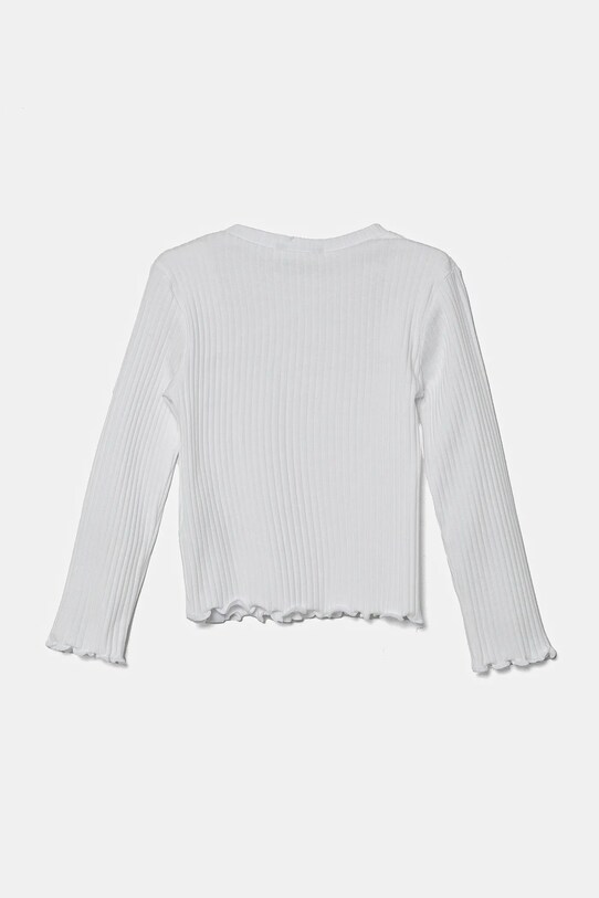 Лонгслів для немовлят United Colors of Benetton 3F1AG10I0.P.Seasonal білий SS25