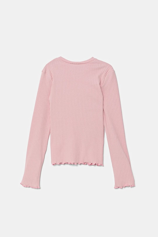 Лонгслів для немовлят United Colors of Benetton 3F1AG10I0.P.Seasonal рожевий SS25