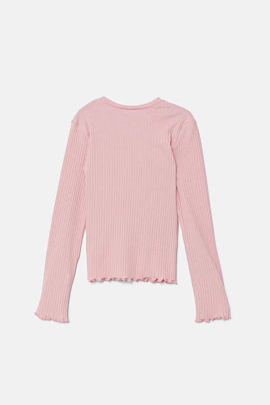 Majica dugih rukava za bebe United Colors of Benetton 3F1AG10I0.P.Seasonal roza SS25