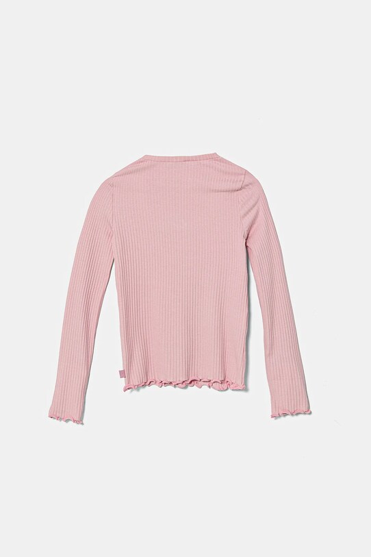 United Colors of Benetton longsleeve copii 3F1AC10N1.G.Seasonal roz SS25