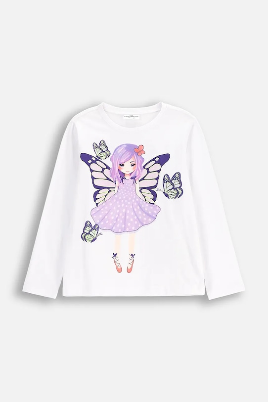 Coccodrillo longsleeve copii print alb WC5143102VGA