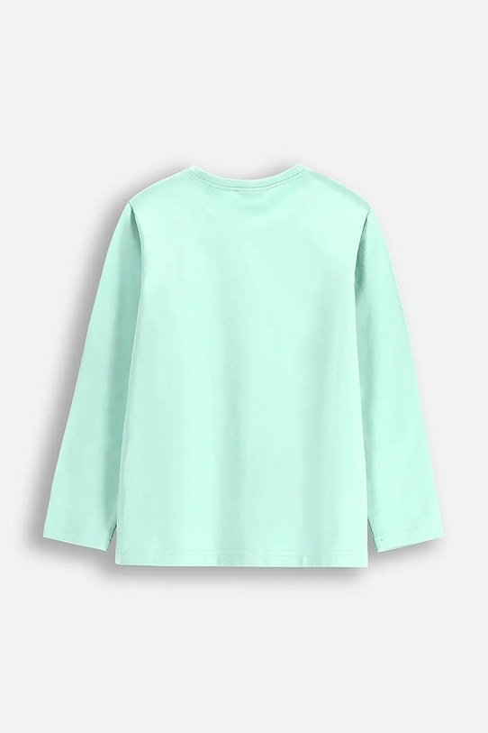 Coccodrillo longsleeve copii WC5143102CGK turcoaz SS25