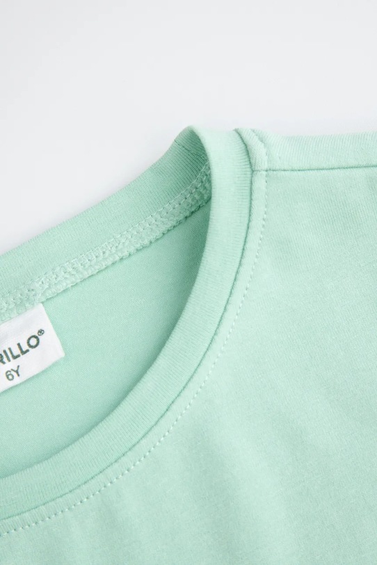 Fete Coccodrillo longsleeve copii WC5143102CGK turcoaz