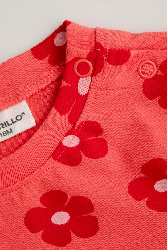 Fete Coccodrillo longsleeve copii WC5143101NGN portocaliu