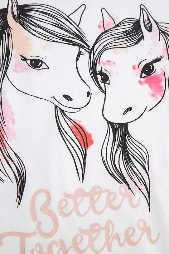 Coccodrillo gyerek hosszúujjú fehér WC5143101NGK