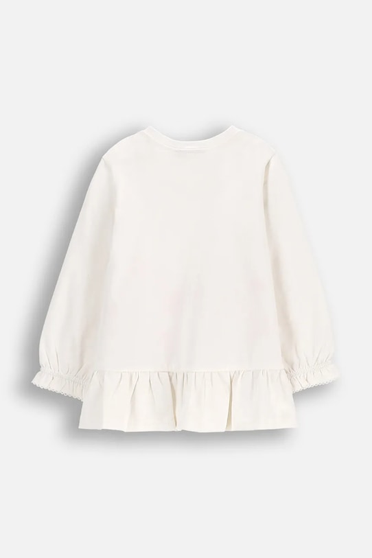 Otroška dolga majica Coccodrillo WC5143103NGN bež SS25