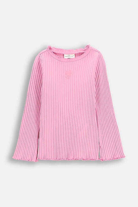 Coccodrillo longsleeve copii bumbac roz WC5143104MGK