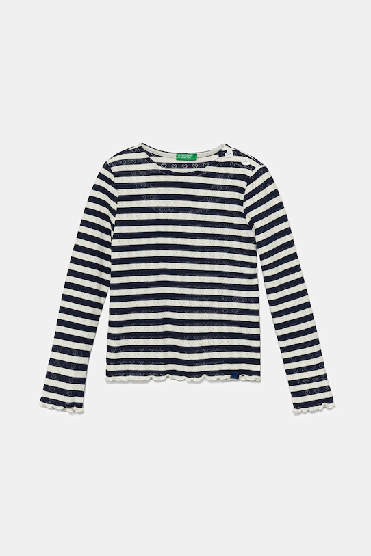 Детский лонгслив United Colors of Benetton остальные тёмно-синий 33LQC10OM.G.Seasonal