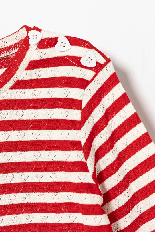 Момиче Детска блуза с дълги ръкави United Colors of Benetton 33LQG10J7.P.Seasonal червен