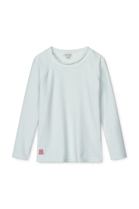 Liewood longsleeve de baie pentru copii Noah Seersucker Longsleeve Swim Tee LW19978 albastru SS25
