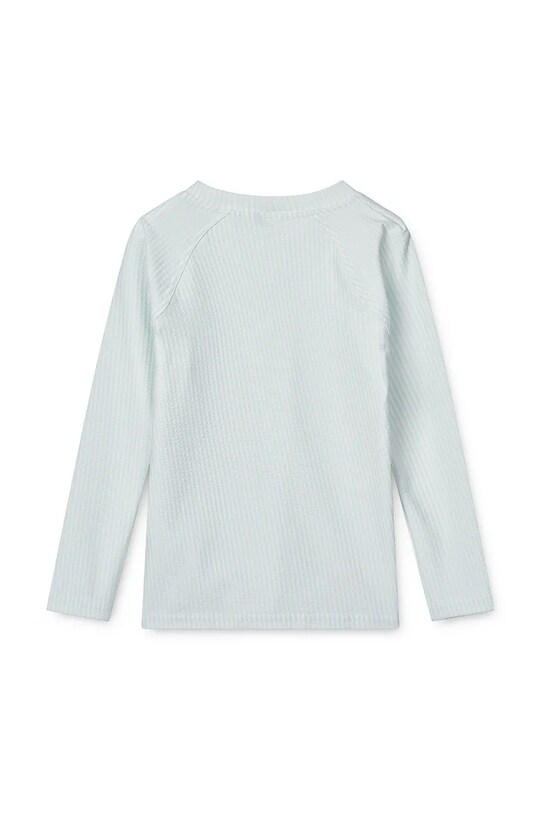 Băieți Liewood longsleeve de baie pentru copii Noah Seersucker Longsleeve Swim Tee LW19978 albastru