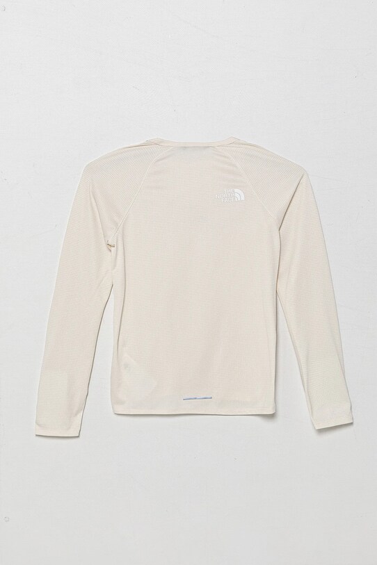 The North Face longsleeve dziecięcy TEEN SUNRISER L/S TEE NF0A8AN6QLI1 beżowy SS25
