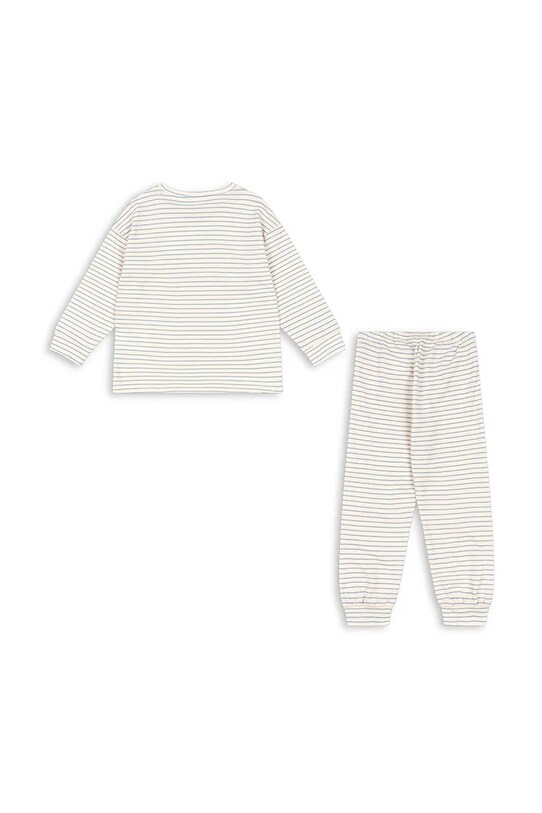 Konges Sløjd piżama bawełniana dziecięca GIO SET GOTS KS102596 beżowy SS25