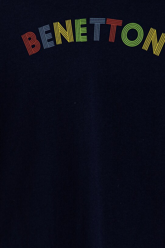 Băieți United Colors of Benetton longsleeve din bumbac pentru copii 3I1XG10HS.P.Seasonal bleumarin