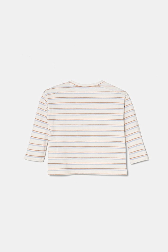 Παιδικό βαμβακερό μακρυμάνικο United Colors of Benetton 3H12A1064.W.Seasonal μπεζ SS25