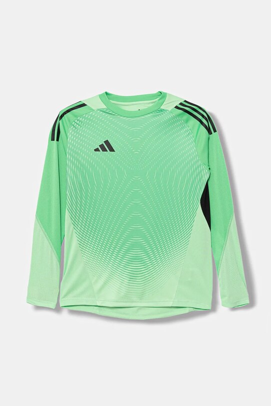 Dětské tričko s dlouhým rukávem adidas Performance JI9702 zelená SS25