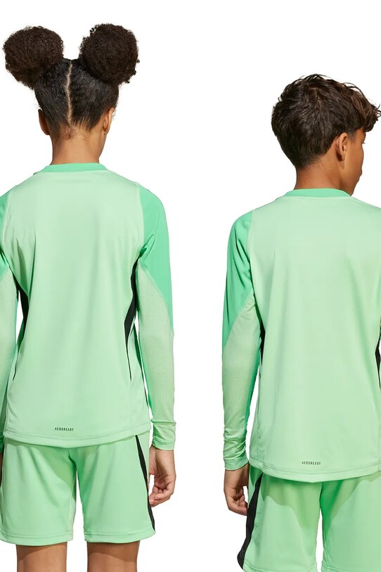 Dětské tričko s dlouhým rukávem adidas Performance JI9702 zelená