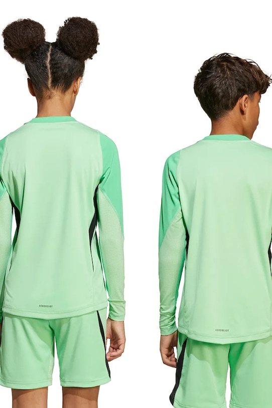 Detské tričko s dlhým rukávom adidas Performance JI9702 zelená