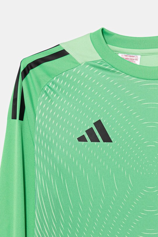 Dětské tričko s dlouhým rukávem adidas Performance zelená JI9702
