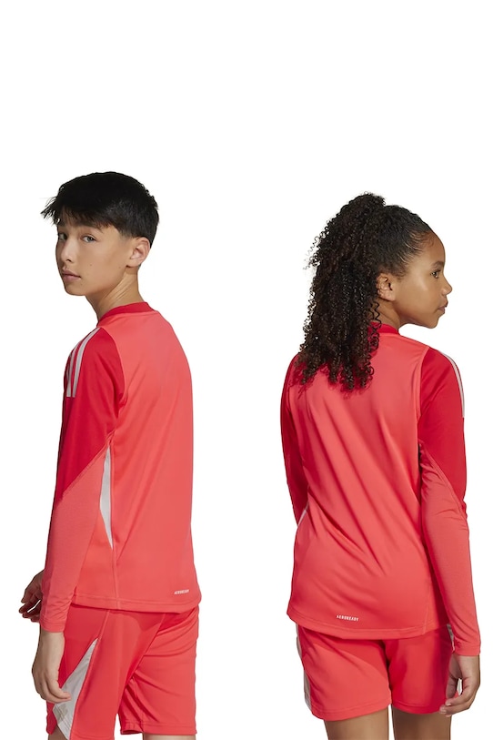 adidas Performance longsleeve dziecięcy JI9703 czerwony