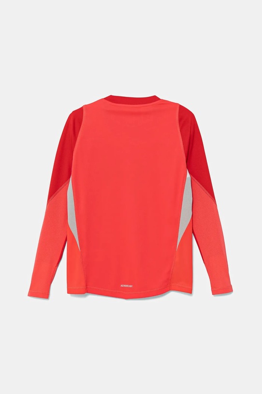Chłopiec adidas Performance longsleeve dziecięcy JI9703 czerwony