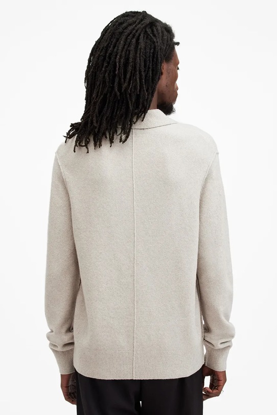 AllSaints pulover din amestec de lână STATTEN bej M038KA