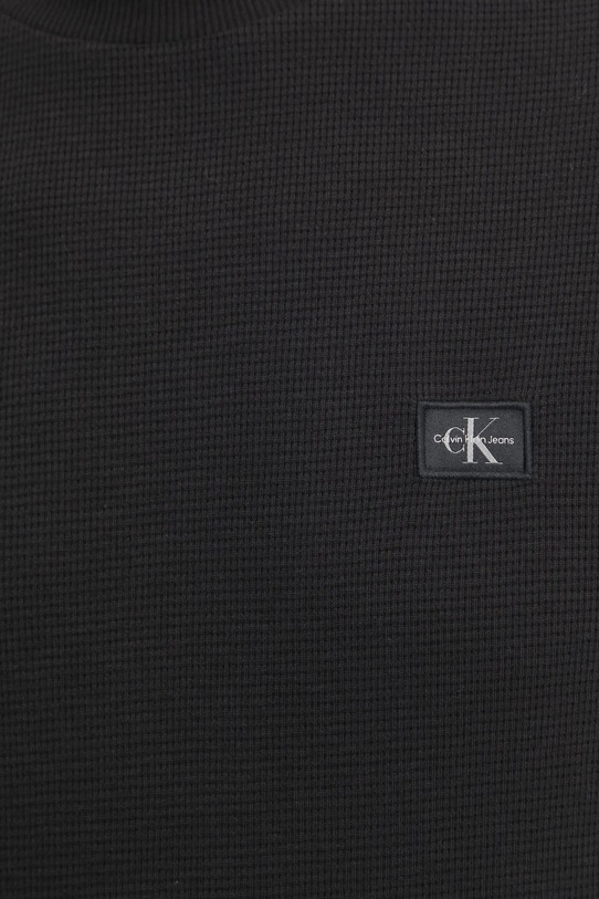 Calvin Klein Jeans pamut hosszúujjú J30J327117 fekete