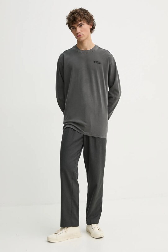 G-Star longsleeve din bumbac D25163.C756 gri SS25