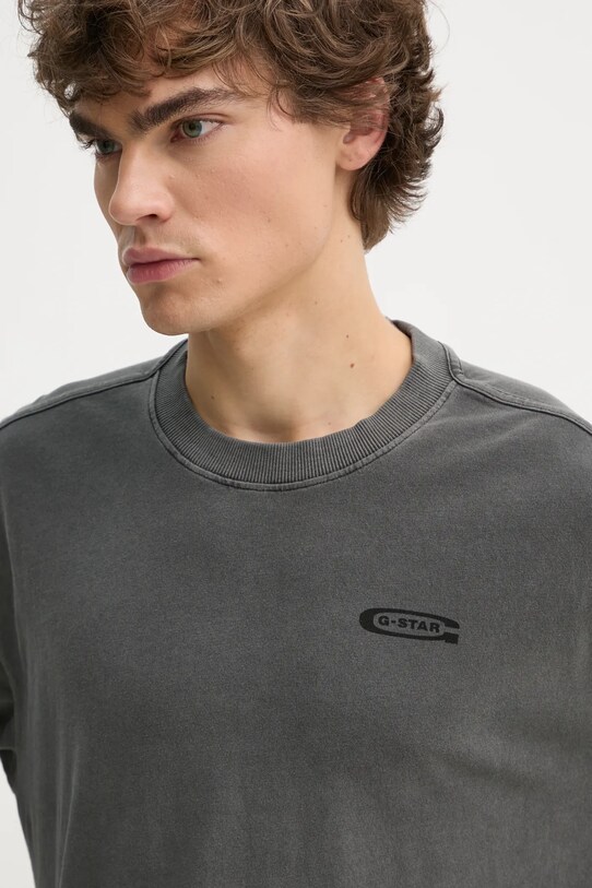 G-Star longsleeve din bumbac gri D25163.C756