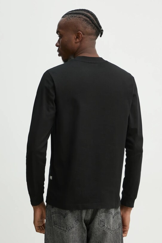 Îmbrăcăminte G-Star longsleeve din bumbac D25152.C336 negru