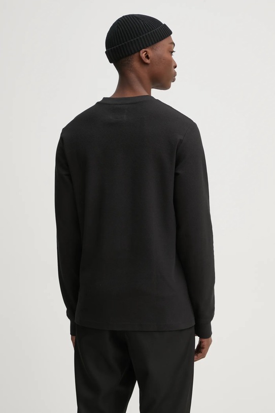 Îmbrăcăminte G-Star longsleeve din bumbac D25166.D617 negru