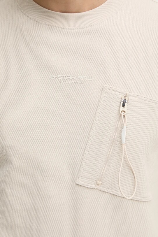 G-Star longsleeve din bumbac D25167.D617 bej