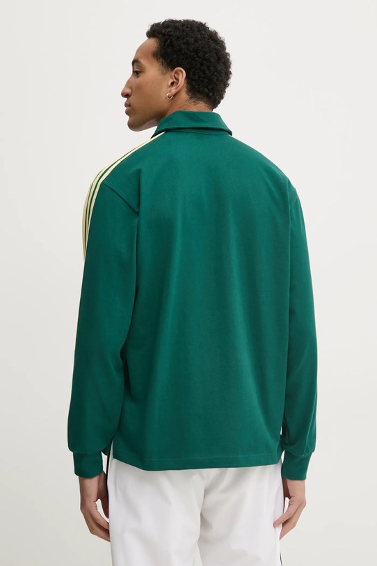 Îmbrăcăminte adidas Originals longsleeve din bumbac Rugby polo JC9915 verde